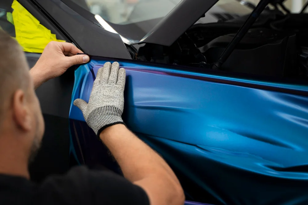 Vinyl Wrapping A Car Vinyl Wrapping A Car